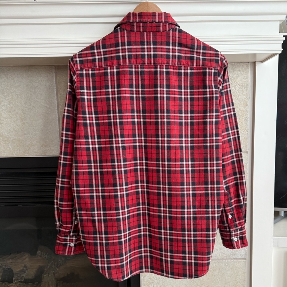 Frank & Eileen red and black plaid button up shirt XS - Picture 4 of 10
